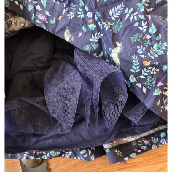 Janie and Jack Disney Frozen Toile Dress and matching tights sz 3 - Picture 5 of 8